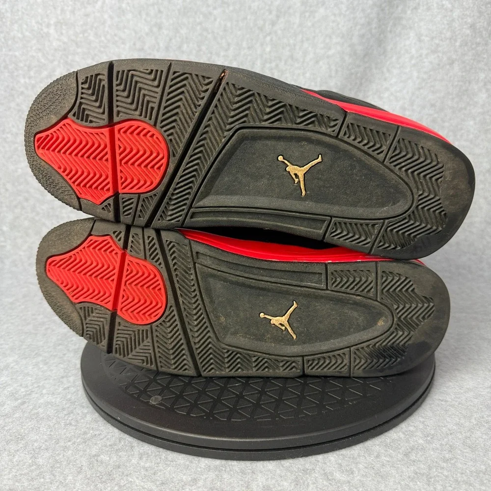 Jordan 4 Retro Red Thunder Black Crimson CT8527-016 Mens 11.5 Basketball Shoes